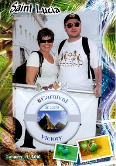 Carnival-StLucia Day 4: Getting off the ship in St. Lucia