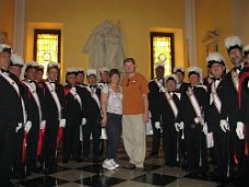 IMG_0796 Together with Caballeros del Colón (Knights of Columbus) in the cathedral of San Juan, Puerto Rico.
