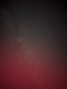 2024-10-10 20.30.11 Large CME created a red aurora in the northern sky