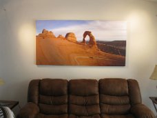 IMG_0968 ... a panorama picture of the Delicate Arch in Utah, which I took on our trip in November of 2006 and created with the latest version of Panorama Factory.